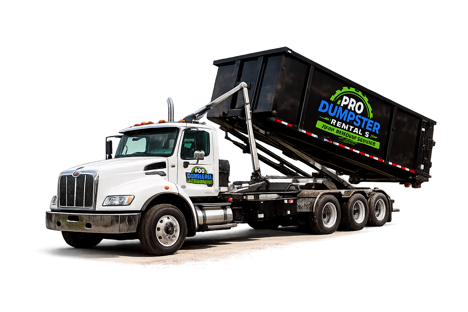 Demolition truck